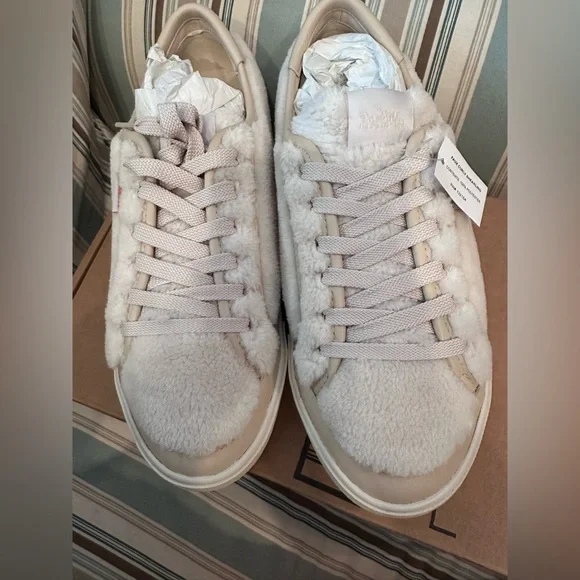 COACH CITYSOLE SHEARLING PLATFORM Lace-up Sneakers - Picture 10 of 10